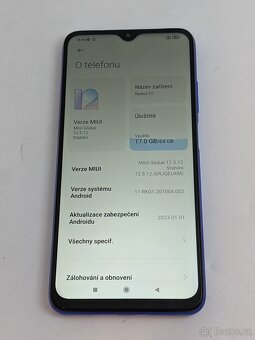 Xiaomi Redmi 9T 4/64 blue. Záruka 6 měsíců. - 3