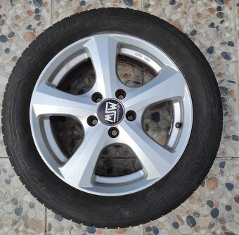 Sada kola alu disky R16 5x112 + letní pneu Dunlop 205/55/R16 - 3