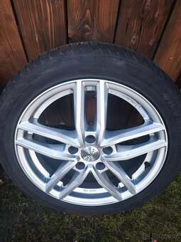 ALU kola Dezent 5x112 R17 s pneu 205/50 hankook - 3
