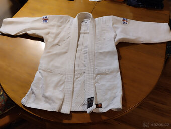 Dětské kimono judo bílé vel. 140 - 3