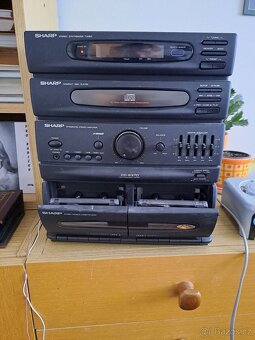 Rádio Sharp + reproduktory - 3
