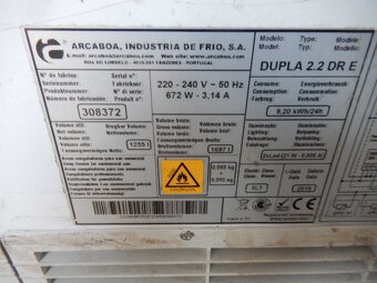Mrazák - mrazící vana ArcaBoa DUPLA 2.2 DR E, 1255l - 3