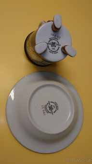 Porcelánové šálky s podšálkem Pirkenhammer - 3