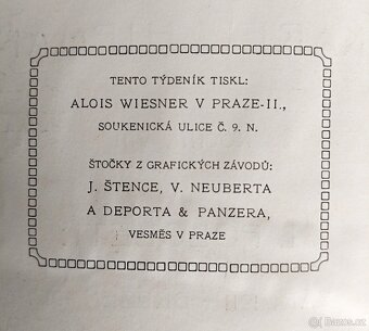Časopisy ČESKÝ SVĚT 1911-1912 - 3