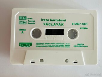 Iveta Bartošová Václavák 1992 MC kazeta - 3