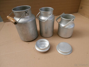 Konvička hliníková starší 3 kusy za 400 kč včetně pošty - 3