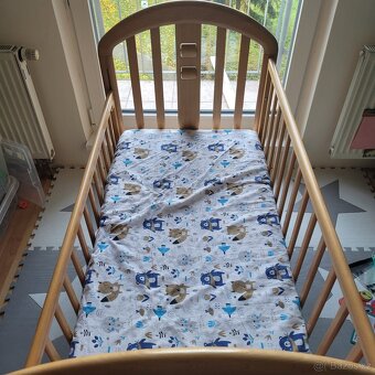 Dětská postýlka - dřevo - 3