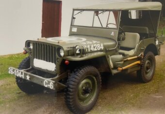 Jeep Willys MB – 1944 – historické vojenské vozidlo - 3