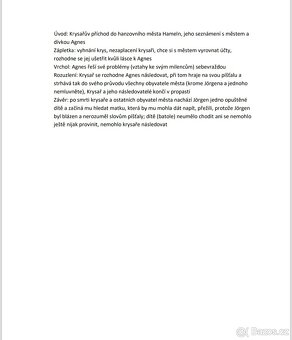 Rozbory maturitní četby - 3