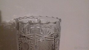 Váza, sklo, křišťál, broušená, nová, Crystal Bohemia - 3