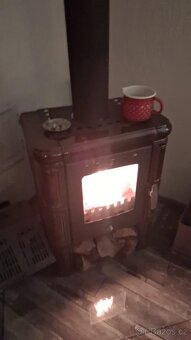 Kachlová kamna hnědá - prodám - 3