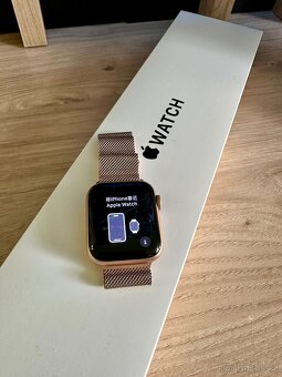 Apple Watch SE 40mm – Rose Gold s Milánským tahem - 3