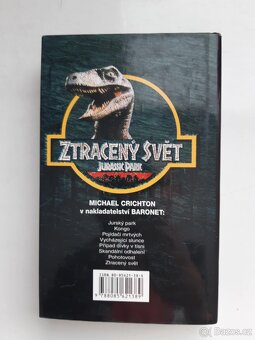 Ztracený svět Jurassic Park Michael Crichton kniha - 3