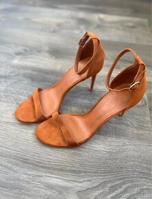 Hnědé sandálky Mango vel.40 - 3