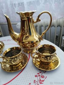 Zlatý porcelán - souprava čaj - 3