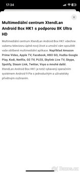 Multimediální centrum XtendLan Android box HK1 - 3