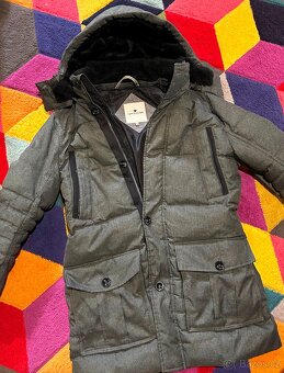 TOM TAILOR ZIMNÍ STYLOVÁ PÁNSKÁ EXTRA TEPLÁ BUNDA XL-XXL - 3