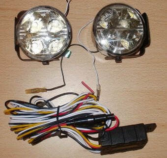 Světla pro denní svícení-Hadex-DRL-2x4-LED.12/24-V. - 3