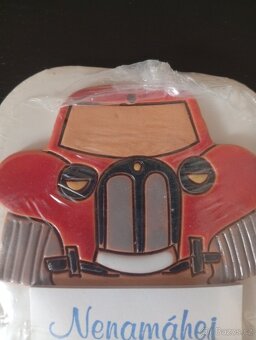 Zápisník k zavěšení keramické auto - 3