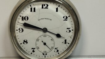 Staré pánské kapesni hodinky AUTO WATCH - 3