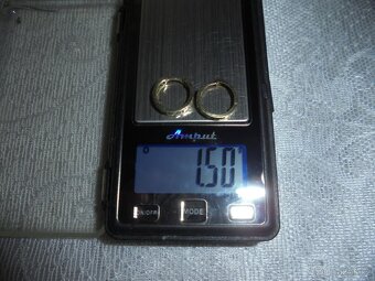 Prodám dětské zlaté náušnice - 3