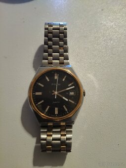 Hodinky Prim Quartz Czechoslovakia s datumem - 3