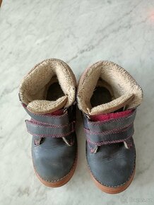 Zimni kožené barefoot boty D. D. Step (stélka 17cm) - 3