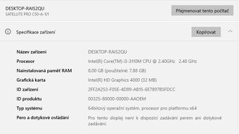 Toshiba SATELLITE PRO C50-A-1J1,i3-3110M,WIN 10,HDD 640GB,RA - 3