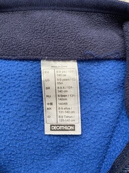 Dětská mikina na zip, 8-9 let Decathlon - 3