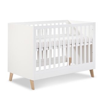 Dětská postýlka Klups Noah 60x120 - bílá / dub - 3