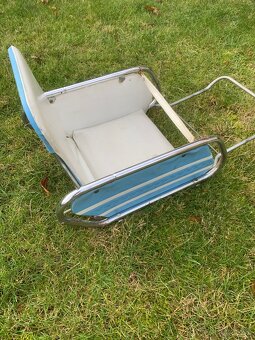 Korbička, sedačka na kočárek retro - 3