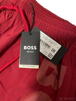 Pánské plavky BOSS Octopus – červené, size: L 🩳 - 3