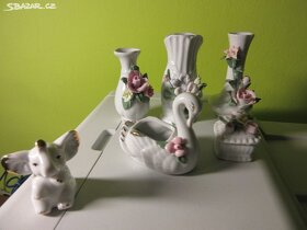 Porcelánové miniaturky 5 kusů + 1 zdarma. - 3