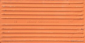 Retro keramické dlaždice - červené kropenaté, lesklé - KERKO - 3