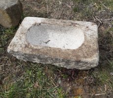 Žulové kamenné koryto- délka 51 cm - 3