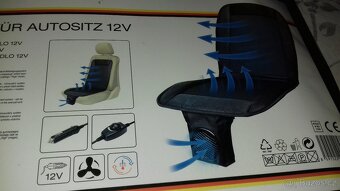 Ventilační chladící potah sedadla 12V AROSO, 2 ks - 3