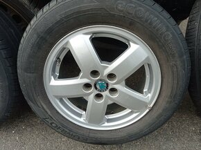 Prodám ALU kola Škoda Octavia 1, 15" originální - 3