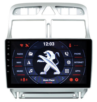 Peugeot 307 - 9" Android 13/14 - GPS autorádio - 3