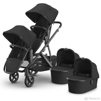 uppababy vista v3 double stroller dvojčata - 3
