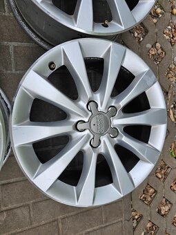 ALU kola disky orig AUDI 5x112 A4 A3 A6 R17 ET39 8J - 3