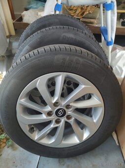 Letní pneu 225/60 R17 na alu kolech – 1 sezóna - 3