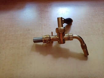 Výčepní kohout Lukr Nostalgie zlatý, minimálně používaný - 3