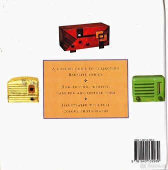 Kniha Bakelite Radios (Bakelitová rádia), encyklopedie - 3