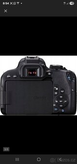 CANON zrcadlovka eos 800 d jako nový - 3