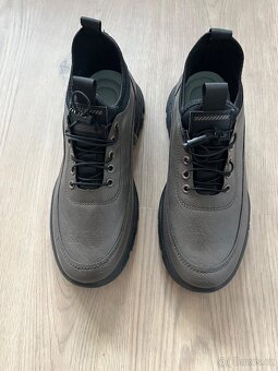 Nové panské hnědé polobotky JYX vel.42 - 3