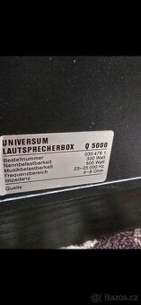 Universum Q 5000 - Výkonné 500W sloupy v super stavu - 3