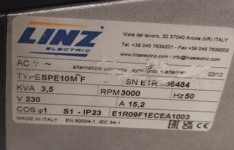 Elektrocentrála ARCTOS 3500B 3,5 KVA - 3