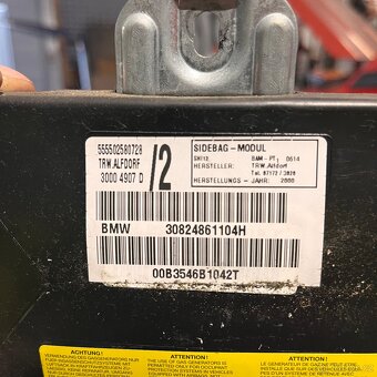 BMW E46 coupe airbagy ze dveří - 3
