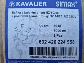 Destilačni baňky Simax 6000ml - 3