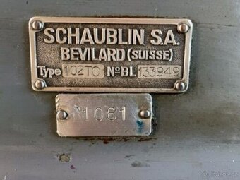 Přesný soustruh Schaublin 102 - 3
